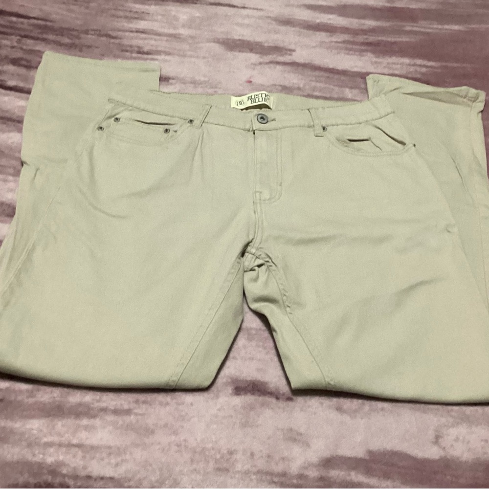 Rustic Blue Men's Khaki Pants